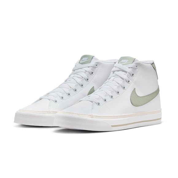 Nike Shoes - Nike W Court Legacy White and Light Green High-Tops